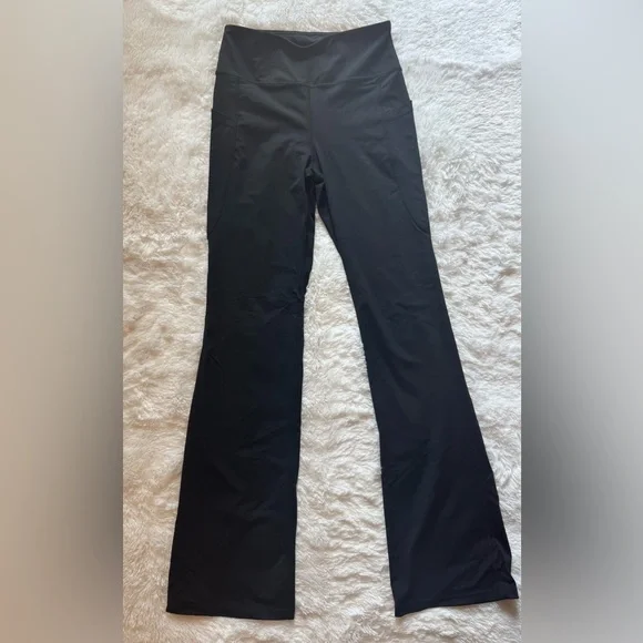 G Gradual Women's Flair Black Yoga Pants - Picture 3 of 6